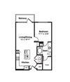 A8 web floor plan A8 web floor plan at Windsor Fitzhugh, 4926 Mission Avenue, Dallas